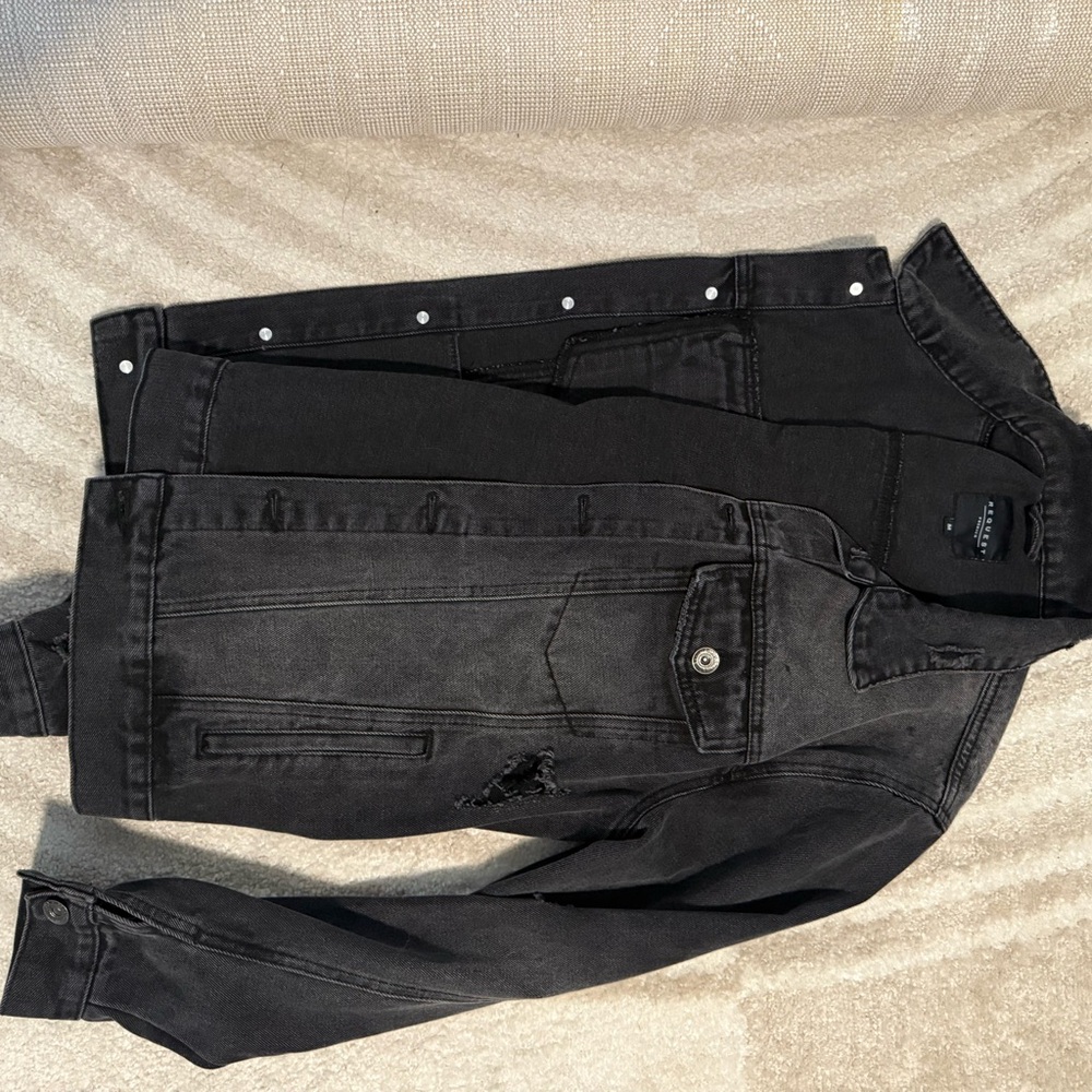 Men's Black Denim Jacket